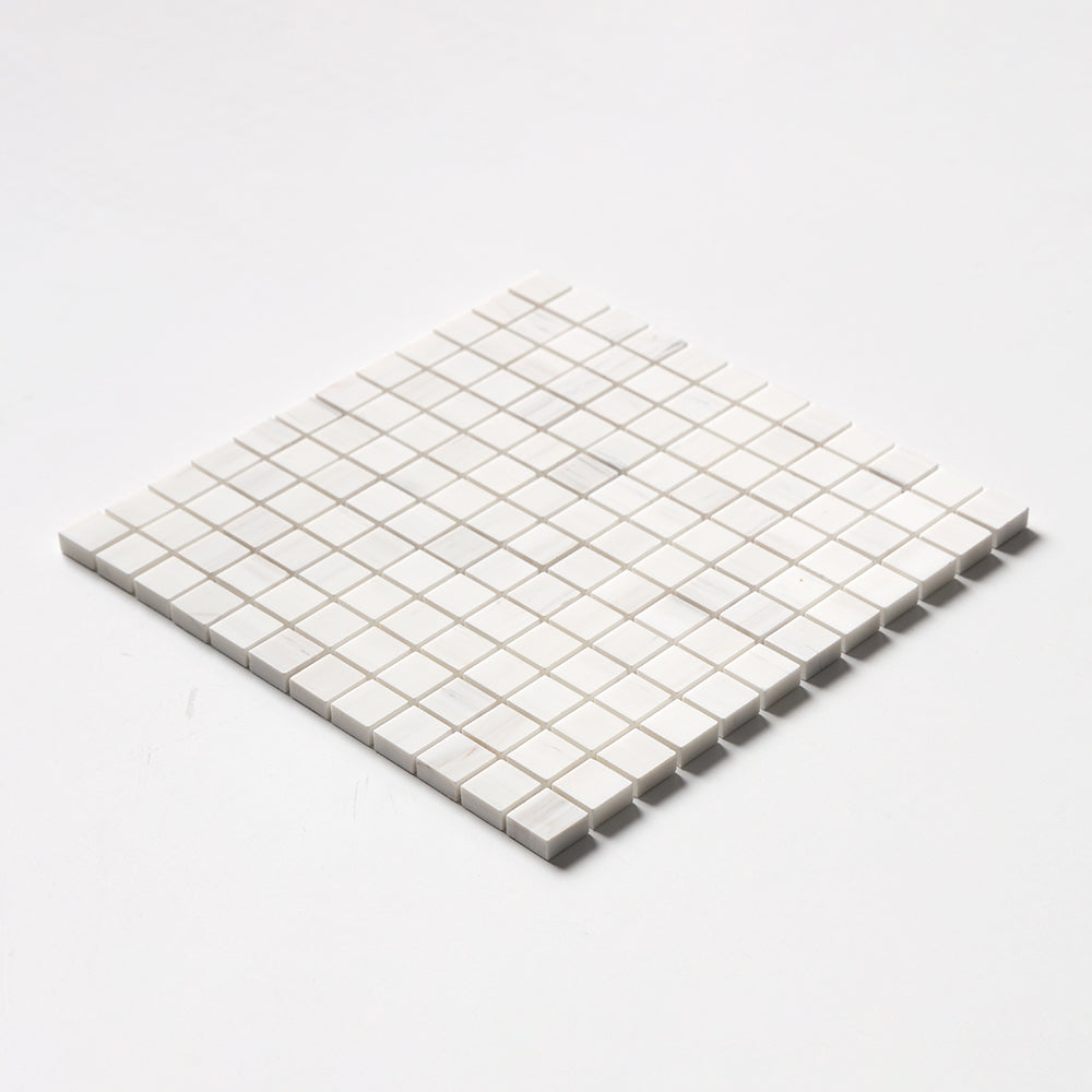 Bianco Dolomiti Classic Honed 1Γ1 Marble Mosaics 12Γ12 (MS02058)
