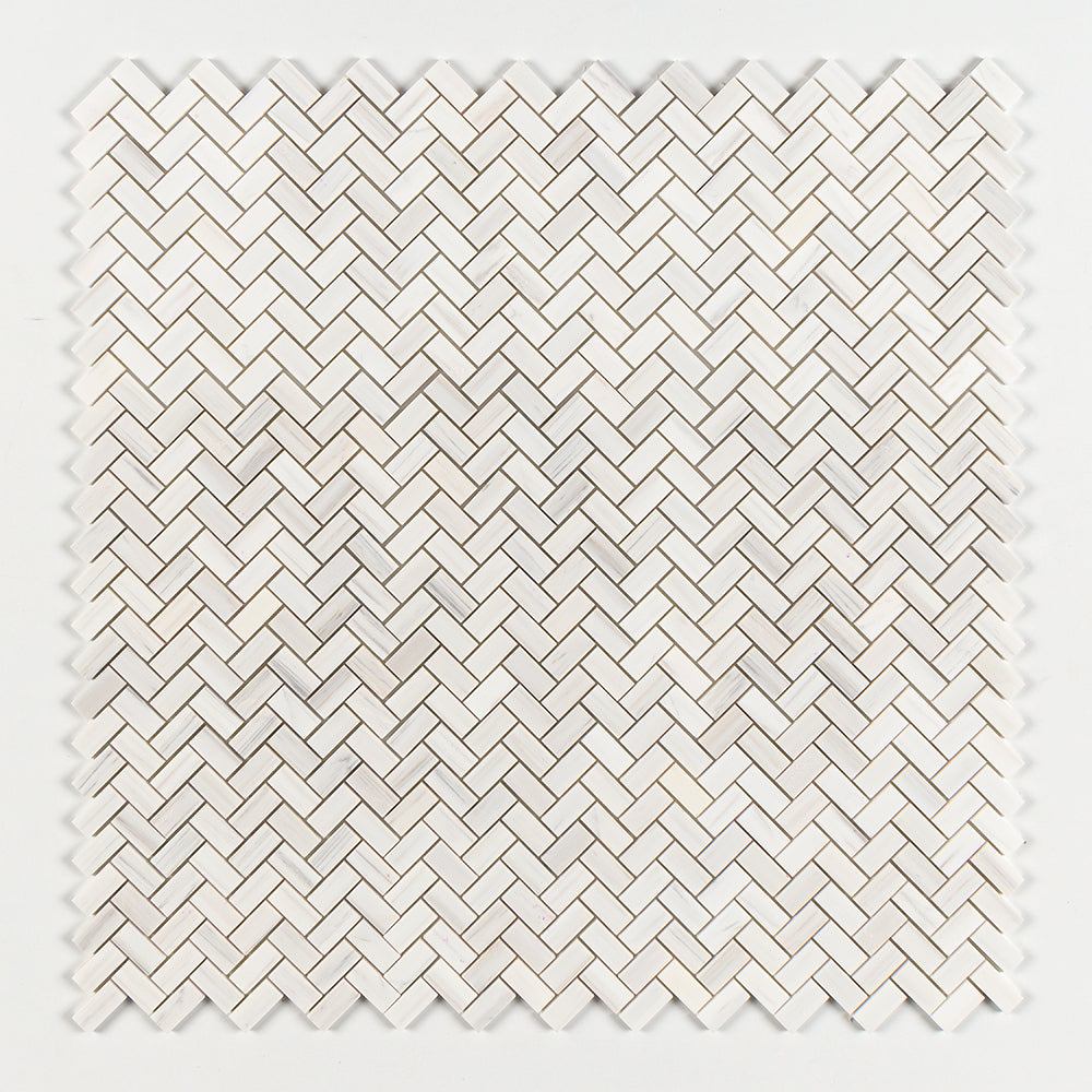 Marble Systems Bianco Dolomiti Classic Honed Marble Bianco Dolomiti Classic matte tile pattern swatch — available at Surface