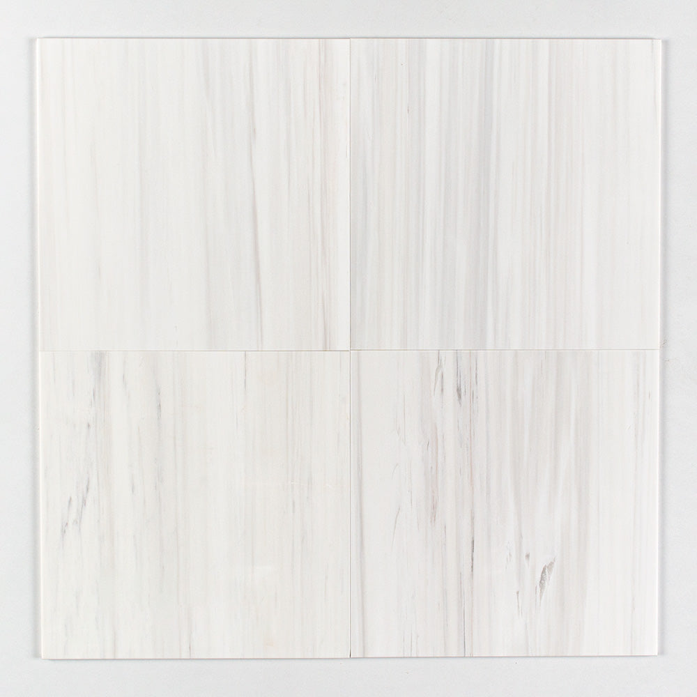 Marble Systems Bianco Dolomiti Classic Honed Marble Bianco Dolomiti Classic matte tile pattern swatch — available at Surface