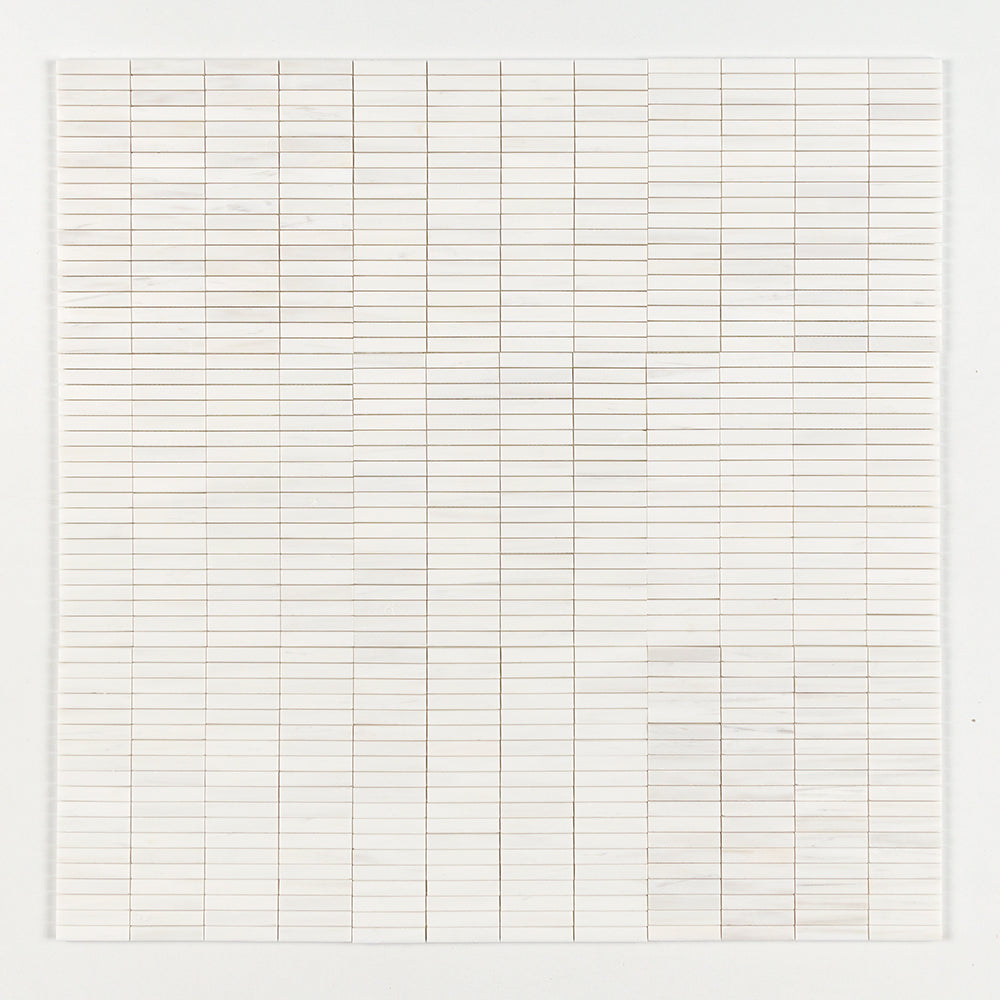Marble Systems Bianco Dolomiti Classic Honed Marble Bianco Dolomiti matte tile pattern swatch — available at Surface Group