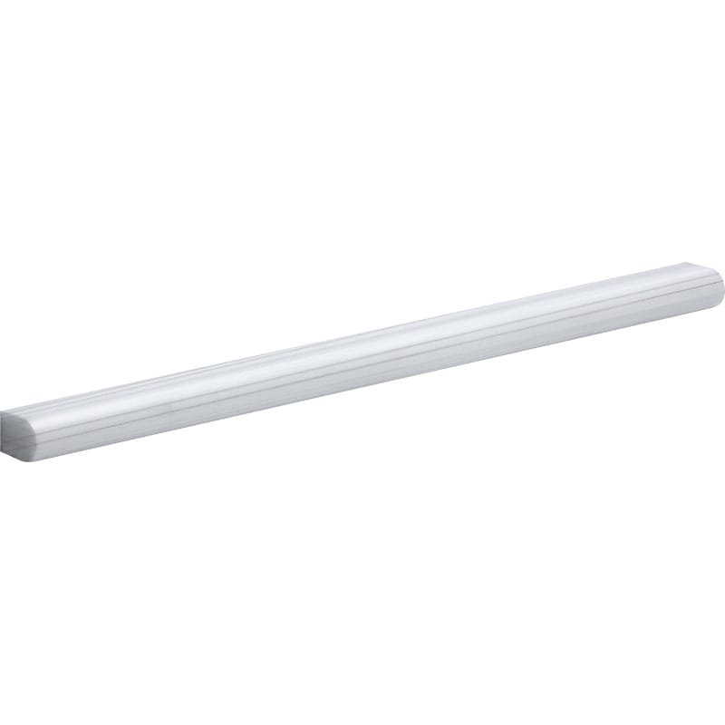 Bianco Dolomiti Classic Polished Pencil Liner Marble Moldings 1/2×12 Image