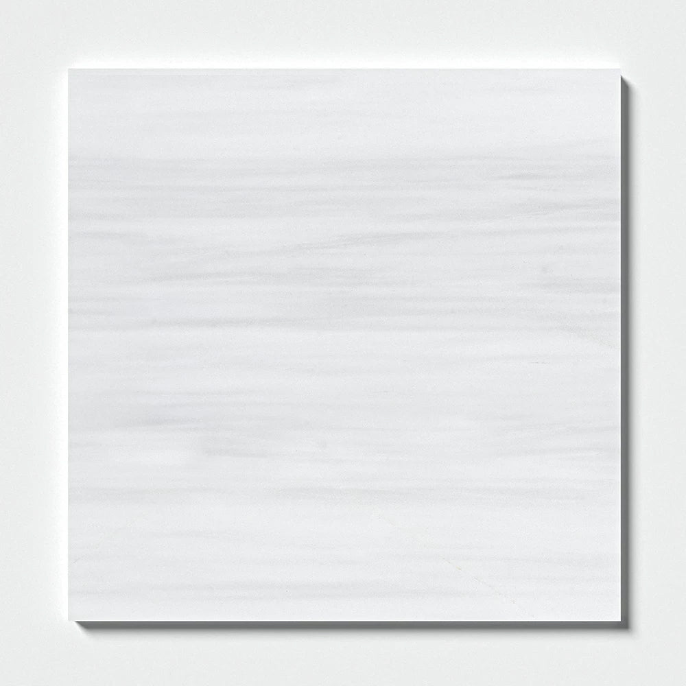 Bianco Dolomiti Classic Polished Marble Tile 18×18 Image