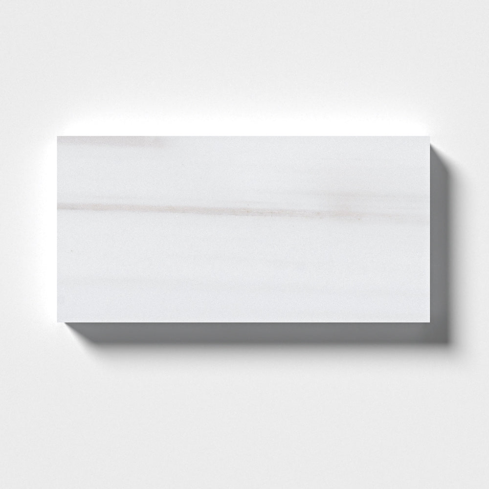 Bianco Dolomiti Polished Marble Tile 2 3/4Γ5 1/2 Image