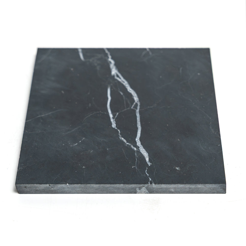 Black Honed Marble Tiles 5 1/2×5 1/2 (TL90215)
