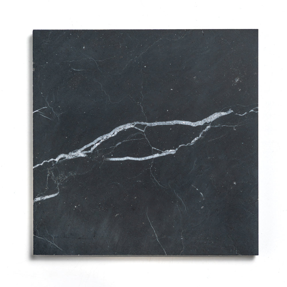 Black Honed Marble Tiles 5 1/2×5 1/2