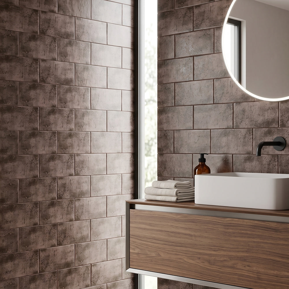 Bourbon Semi Matte Glazed Terracotta Tiles 4×8
