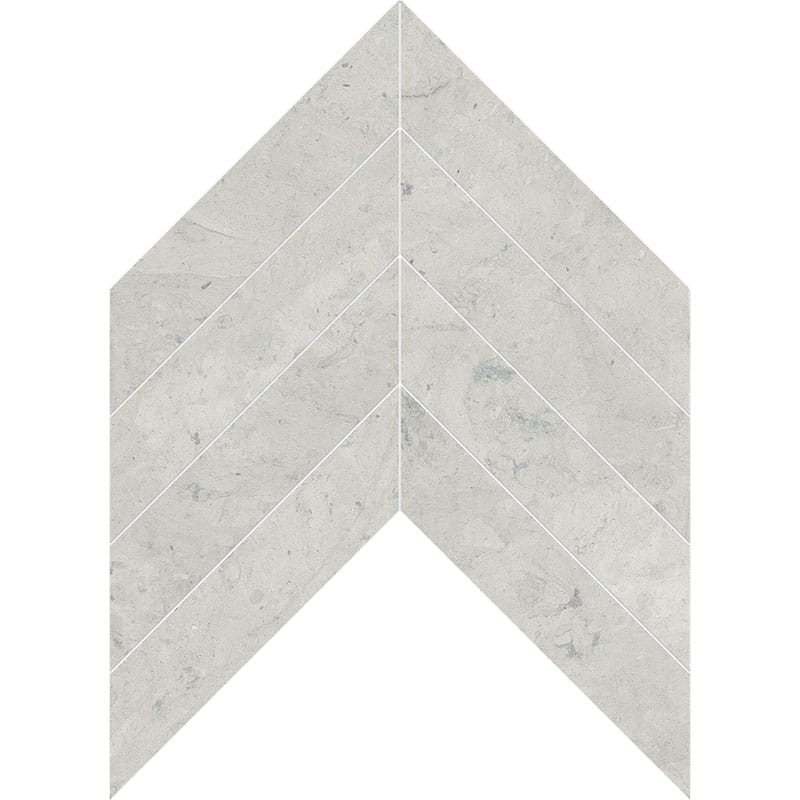 Chevron Britannia Honed Limestone Waterjet Decos 13×10 Image