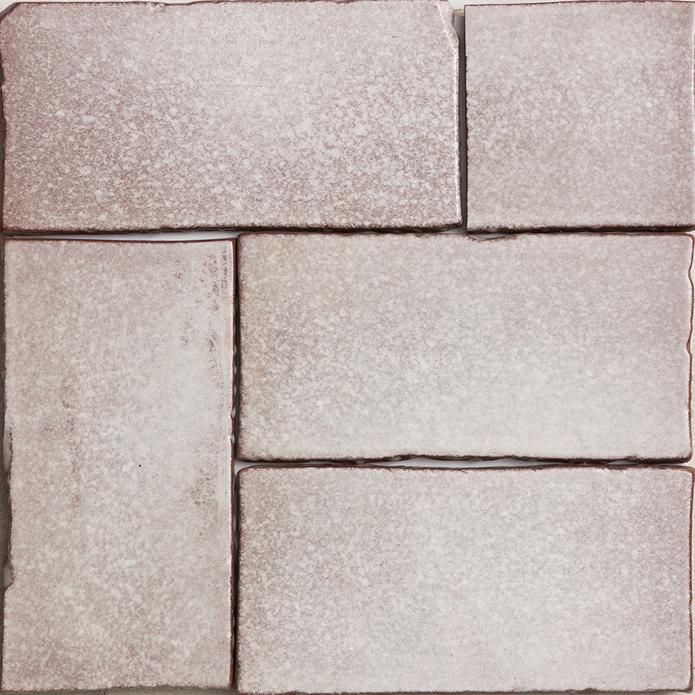 Marble Systems Brooklyn Brick Coney glossy terracotta tile pattern swatch — available at Surface Group