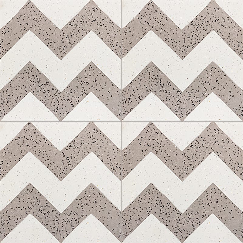 Marble Systems Brown Beige glossy concrete tile pattern swatch — available at Surface Group