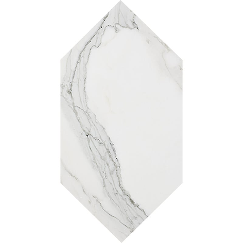 Large Picket Calacatta Gold Extra Polished Marble Waterjet Decos 6Γ12 Image
