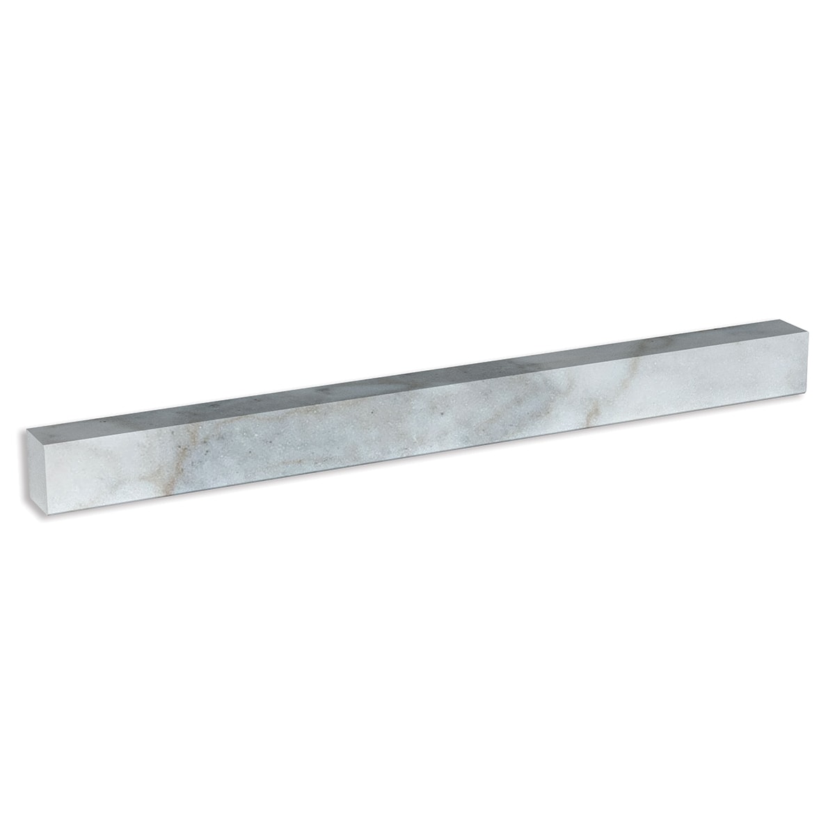 Calacatta Gold Royal Honed Flatiron Marble Moldings 1×12 Image