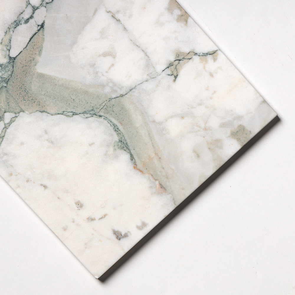 Calacatta Green Honed Marble Tiles 12×24 (TL20300)