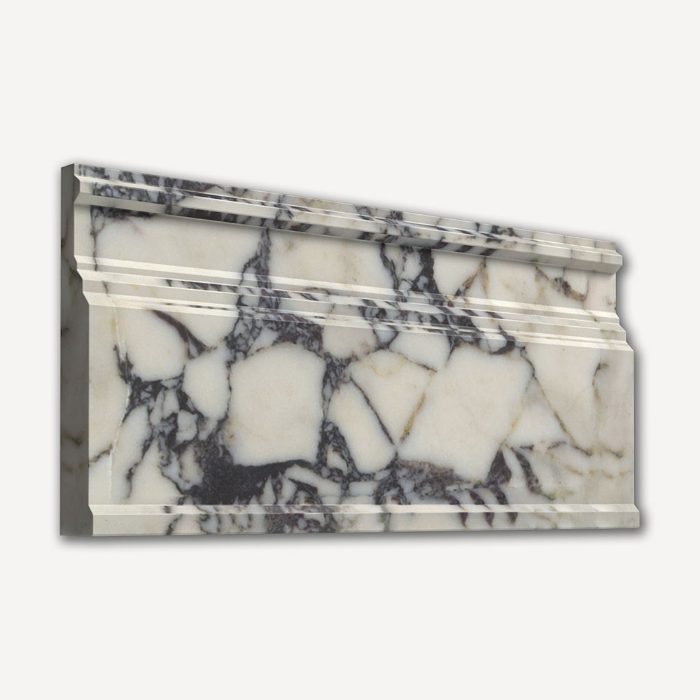 Marble Systems Calacatta Picasso Marble Calacatta Picasso matte marble tile close-up view — available at Surface Group