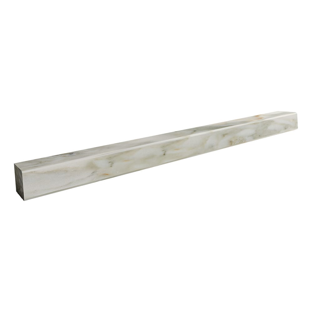 Marble Systems Calacatta Renaissance Honed Calacatta matte marble tile close-up view — available at Surface Group