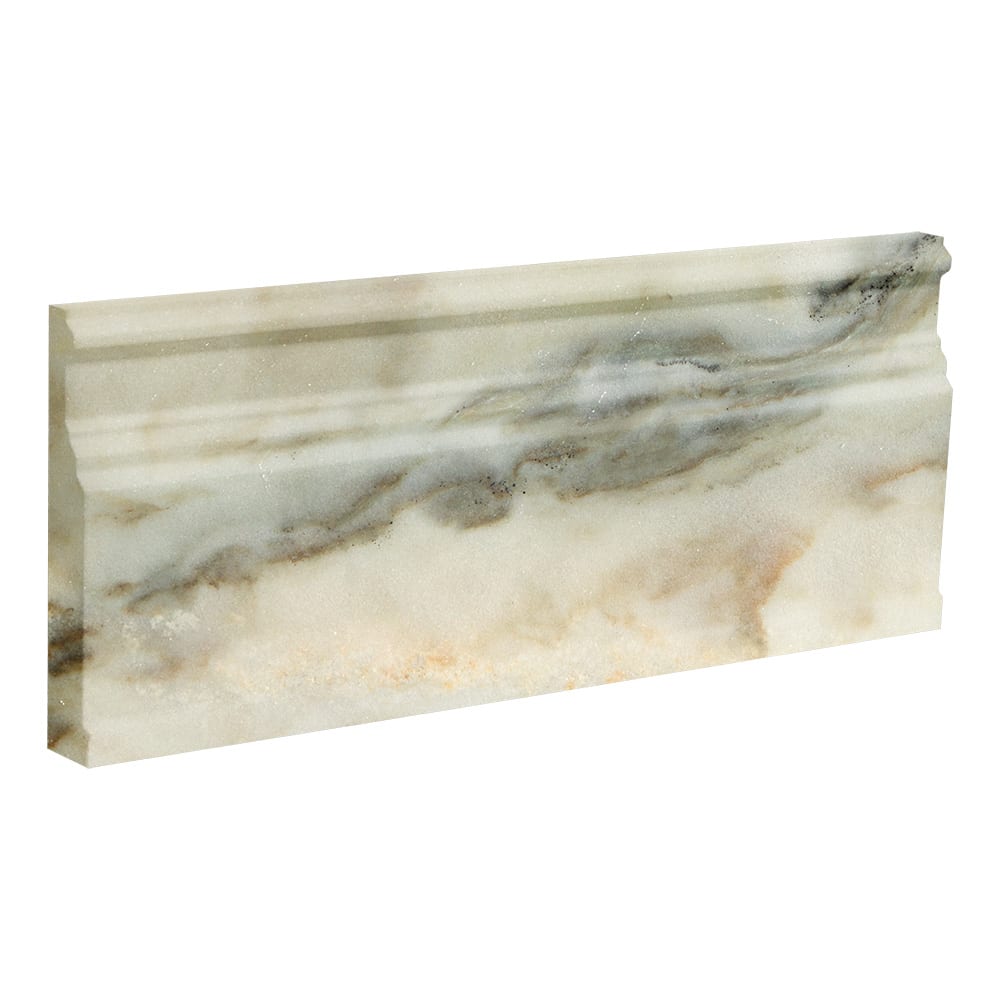 Marble Systems Calacatta Renaissance Honed Calacatta matte marble tile close-up view — available at Surface Group