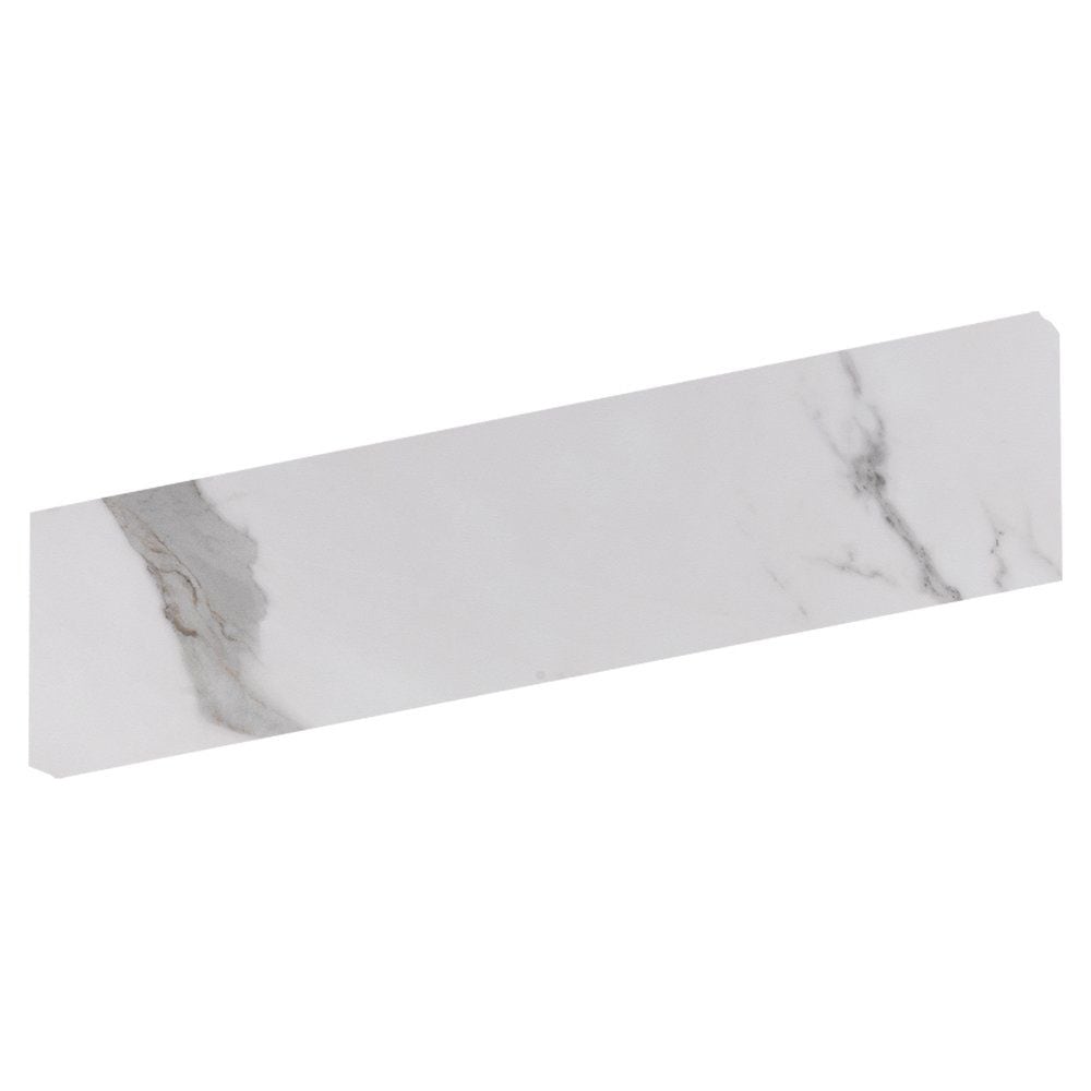 Marble Systems Calacatta Shine matte porcelain tile close-up view — available at Surface Group