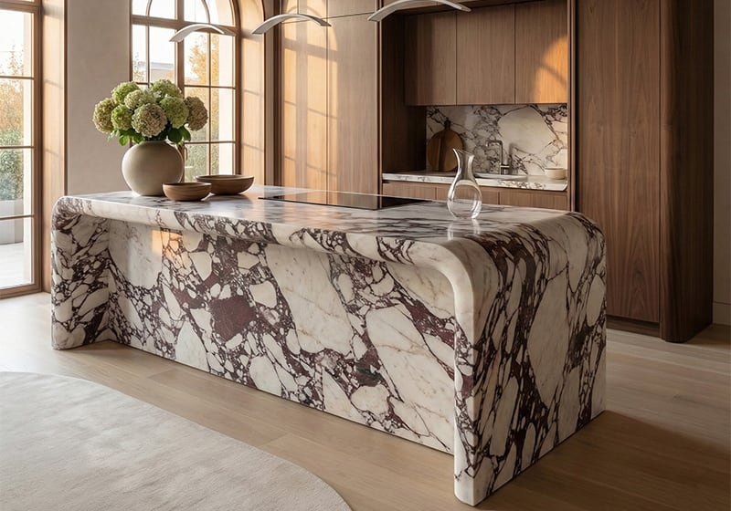 Calacatta Viola Polished Marble Slab Random (SL91087)