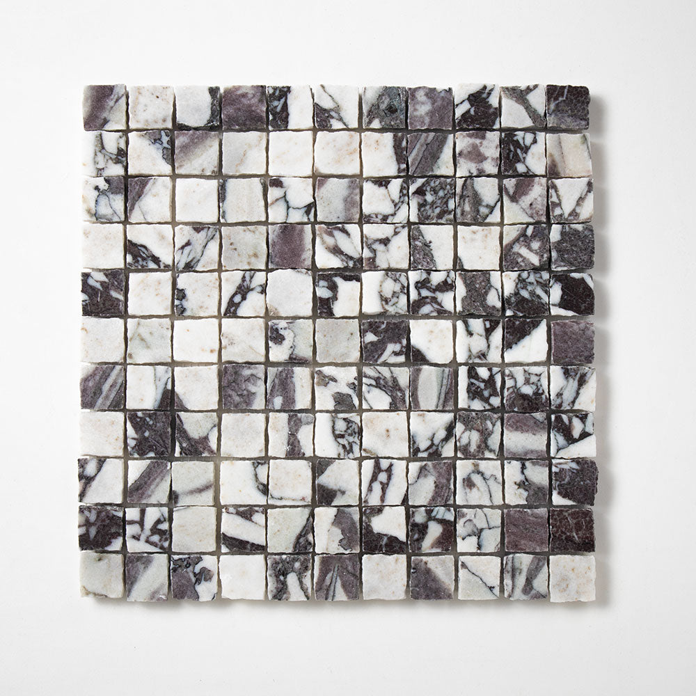 Calacatta Viola Honed Marble Mosaic 11 3/4 X 11 3/4 Image