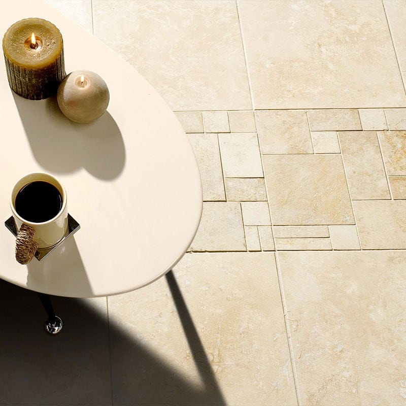 Canyon Honed Filled Travertine Tiles 12×12