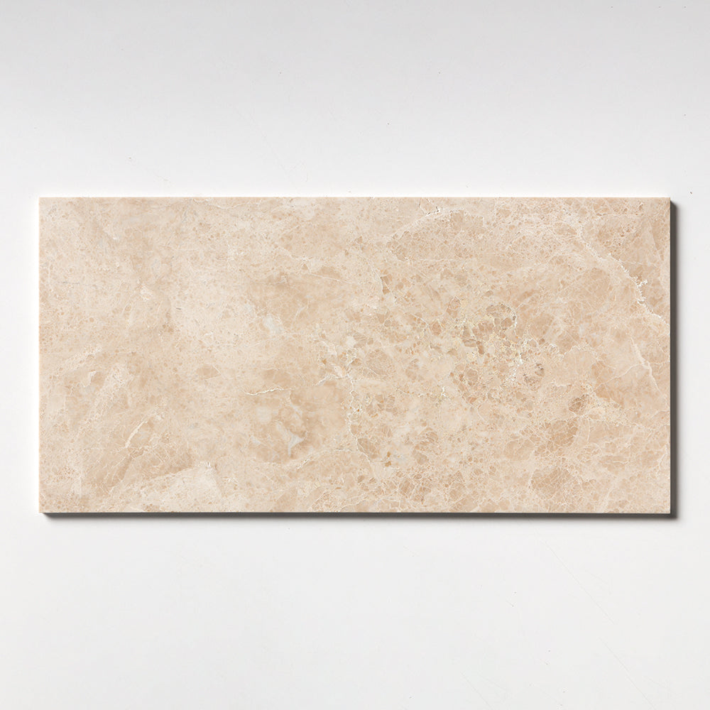 Cappuccino Honed Marble Tile 12×24 Image