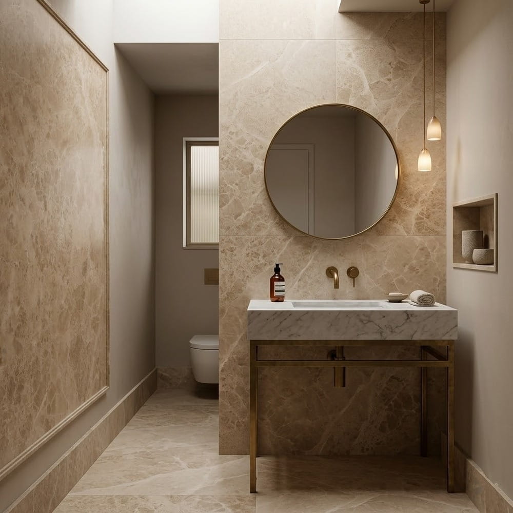 Cappuccino Honed Marble Tiles 24Γ24 (TL20704)