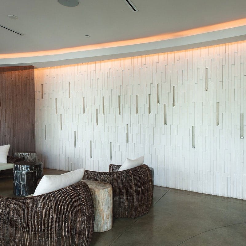 Champagne Honed Limestone Wall Decos Elevations Pattern (TL16171)