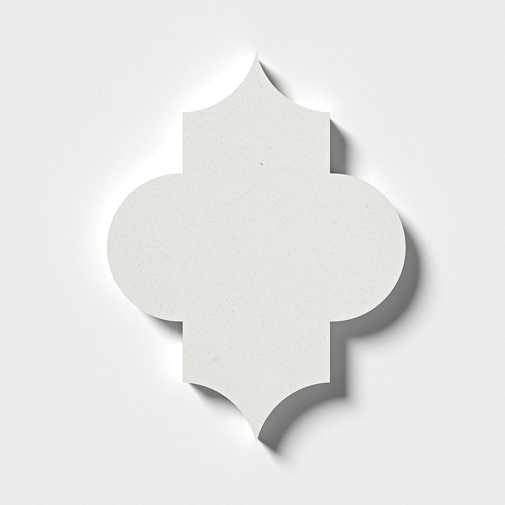 Arabesquette Champagne Honed Limestone Waterjet Decos 6×8 1/4 Image
