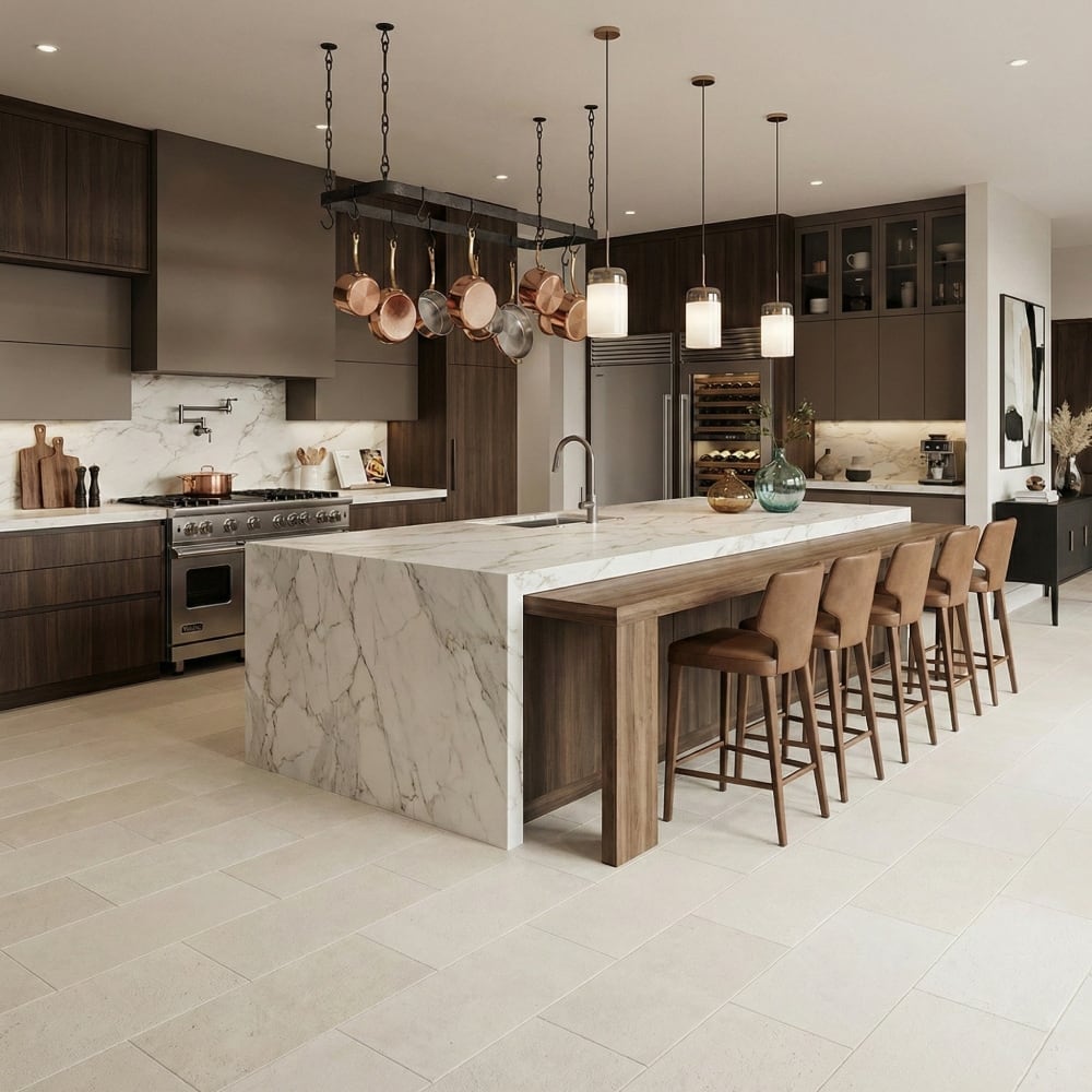Champagne Honed Limestone Tiles 12×24 (TL19170)