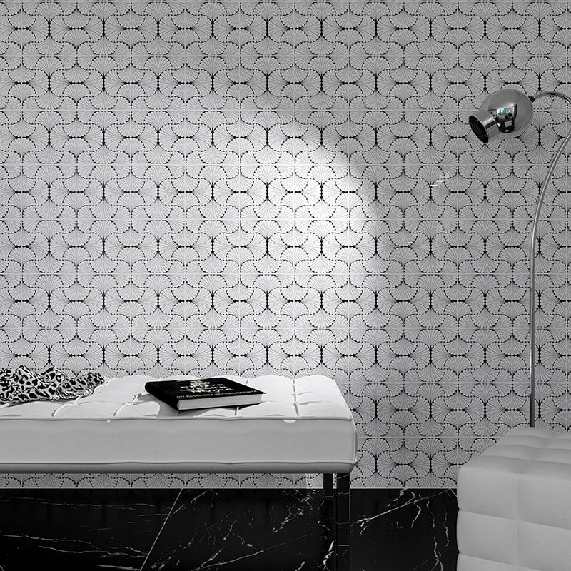 Black Leaf Glossy Ceramic Tile 6×6 (TL80375) Black Polished Marble Tile 18×18 (TL90747)