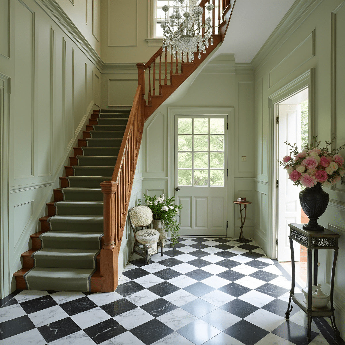 Black Polished Marble Tile 12Γ12 (TL90213) White Carrara C Polished Marble Tile 12Γ12 (TL90448)