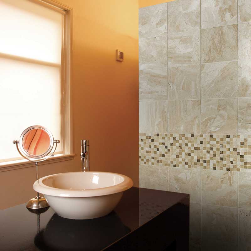Diana Royal Polished Marble Tile 12×12 (TL13963) Milano Dark Blend Polished 1×1 Marble Mosaic 12×12 (MS01012)