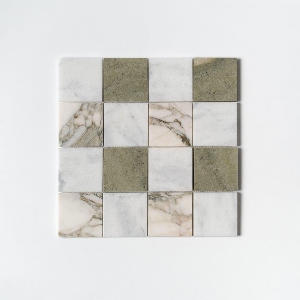 Multicolor Honed Marble Mosaics 16Γ16