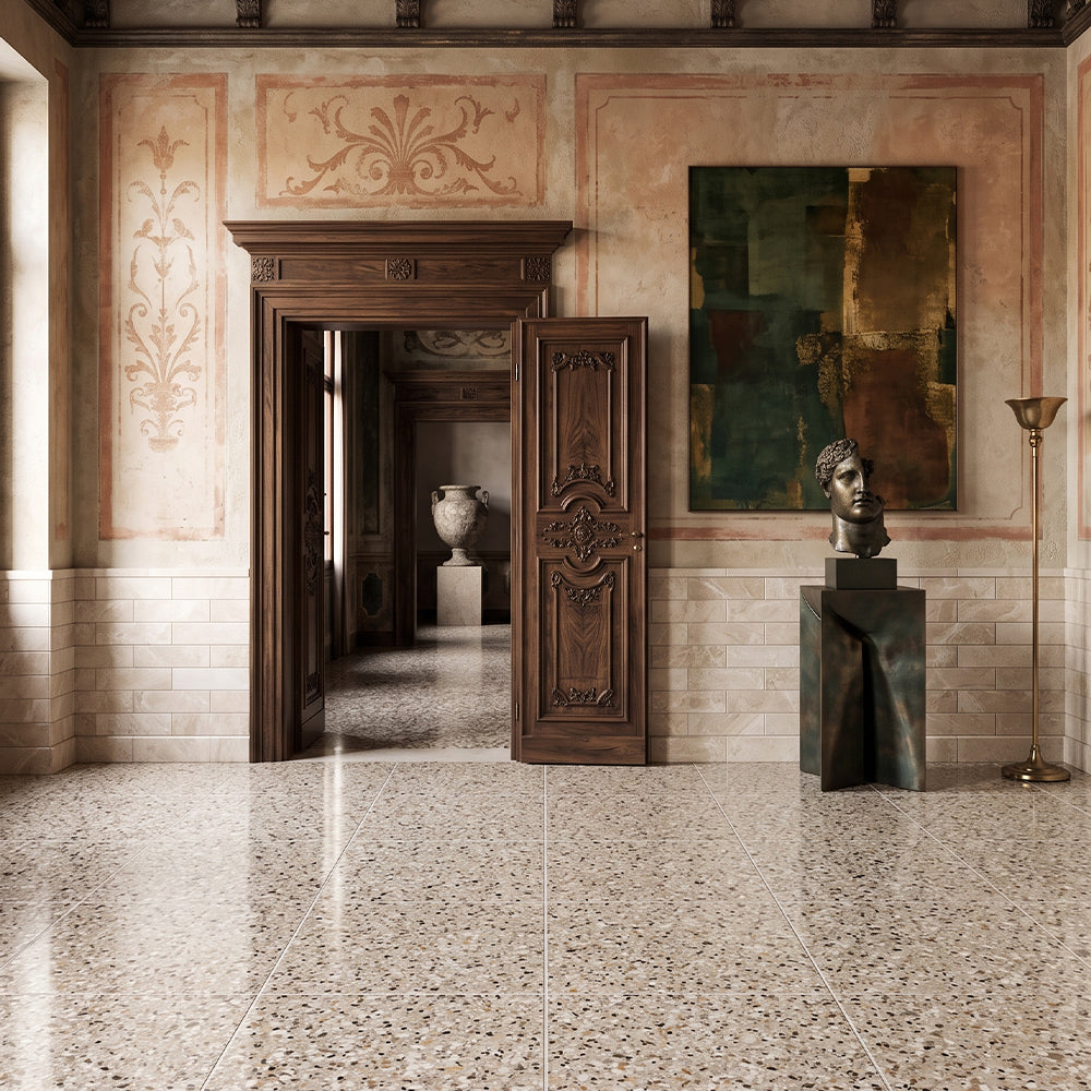 Salina Polished Terrazzo Tiles 24×24 (TL91529)