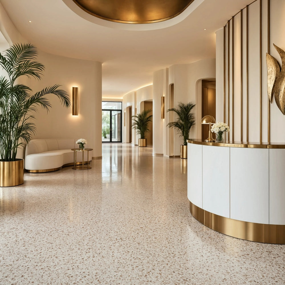 Salina Polished Terrazzo Tiles 24×24 (TL91529)