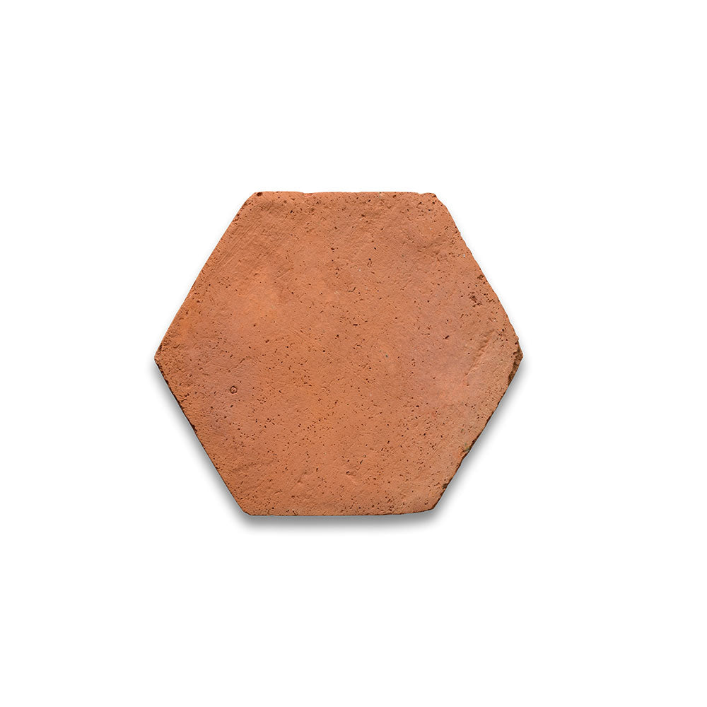 Hexagon Natural Terracotta Tile 6×6 Image