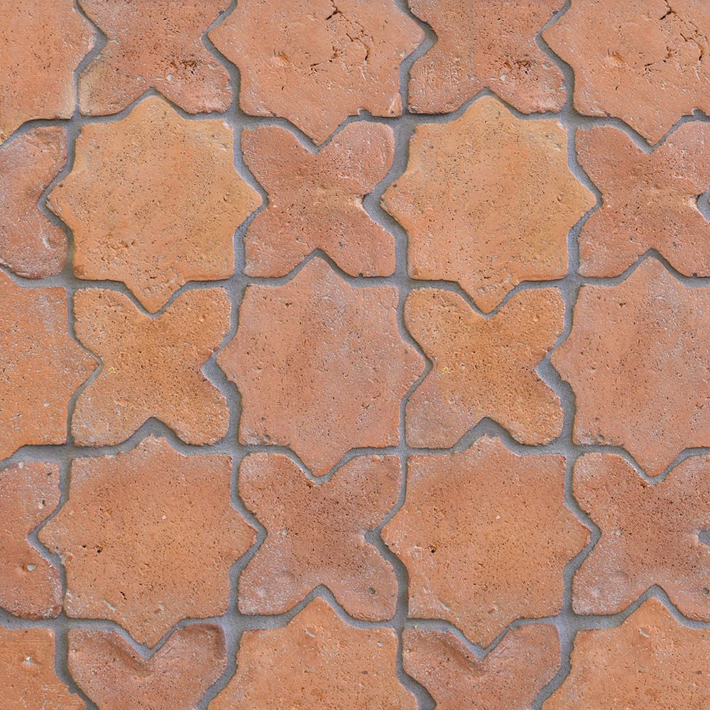 Marble Systems Cotto Med Terracotta Red matte terracotta tile pattern swatch — available at Surface Group