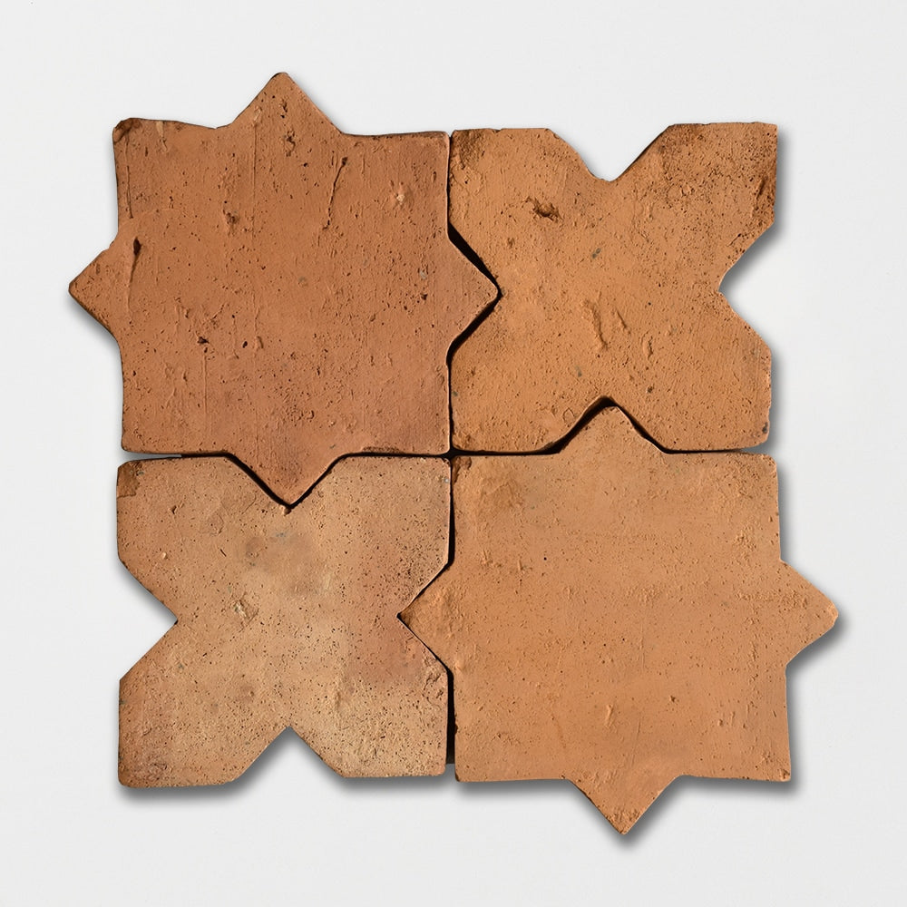 Marble Systems Cotto Med Terracotta Red matte terracotta tile pattern swatch — available at Surface Group