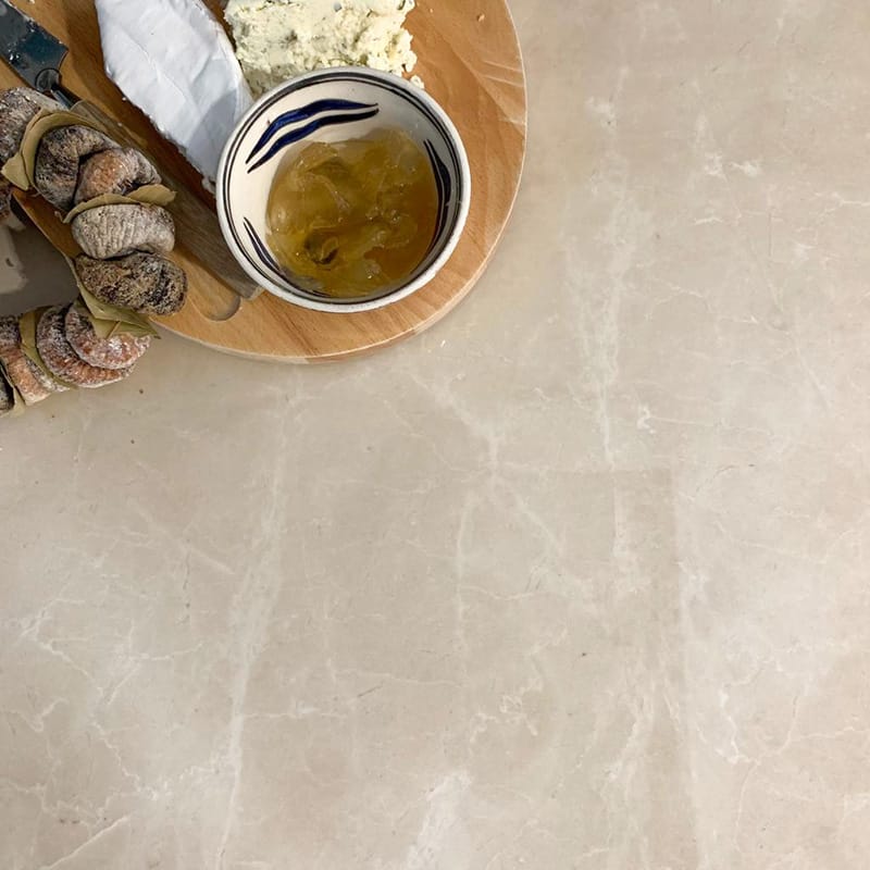 Cream Bordeaux Polished Marble Tiles 24×24