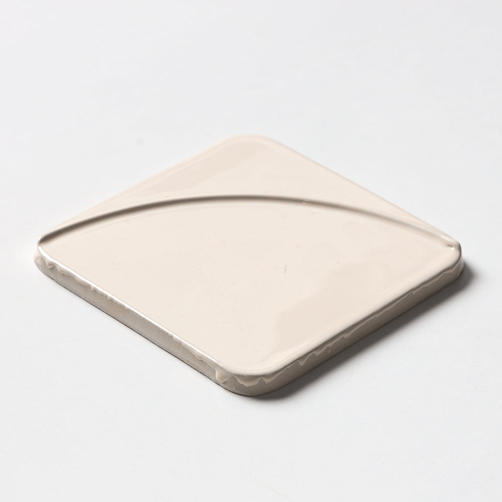 Ivory Glossy Mandala Ceramic Tiles 6Γ6 (TL80826)