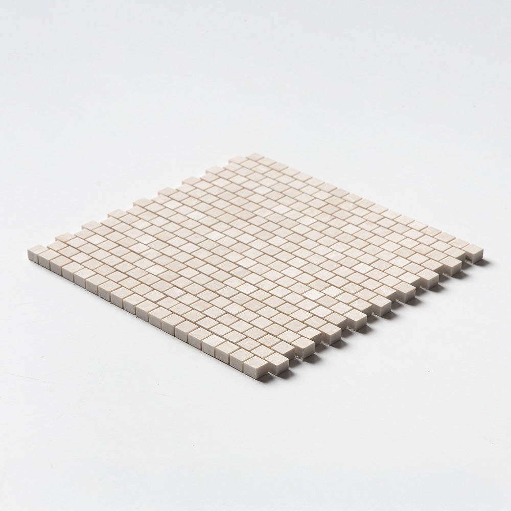 Delano Honed Staggered Joint 5/8Γ5/8 Marble Mosaics 12Γ12 (MS02608)