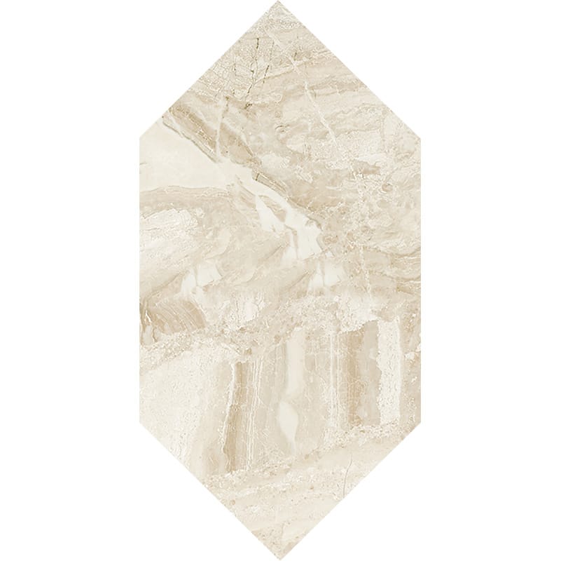 Large Picket Diana Royal Honed Marble Waterjet Decos 6×12 Image