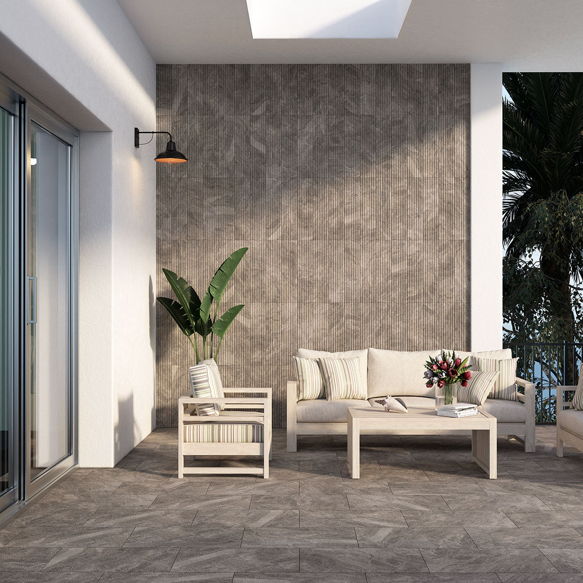 Maroon Di Notte Cottage Marble Tile 16×24 (TL18019)