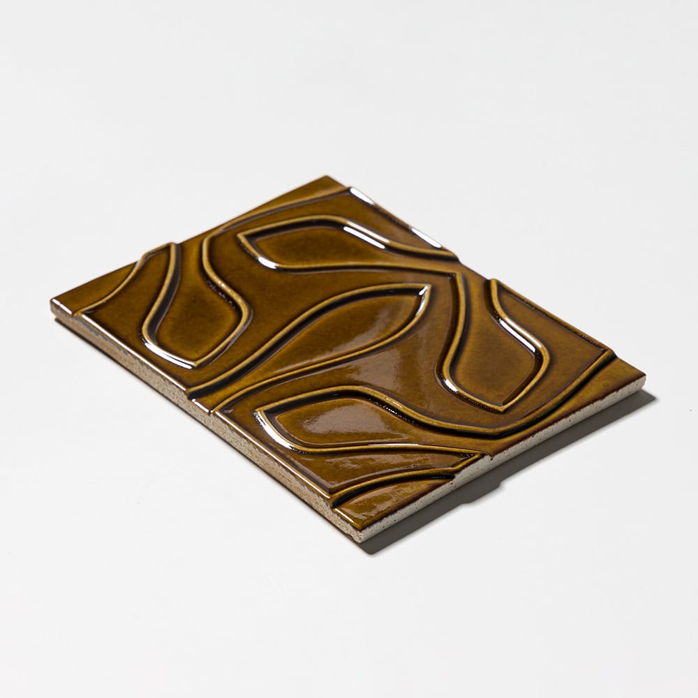Creamy Leather Glossy Tioma Ceramic Accent Tiles 6×8 (TL80869)