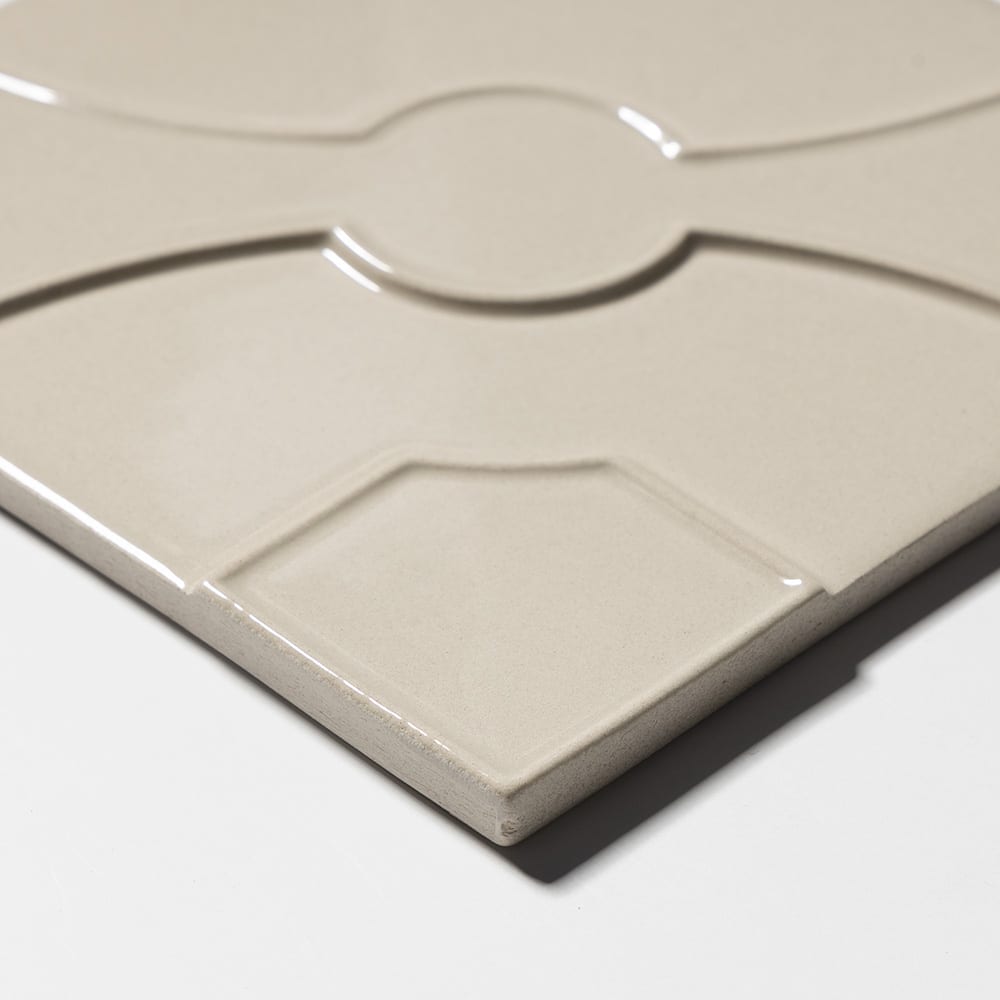 Winter Clay Glossy Lafonia Ceramic Accent Tiles 8×8 (TL80879)