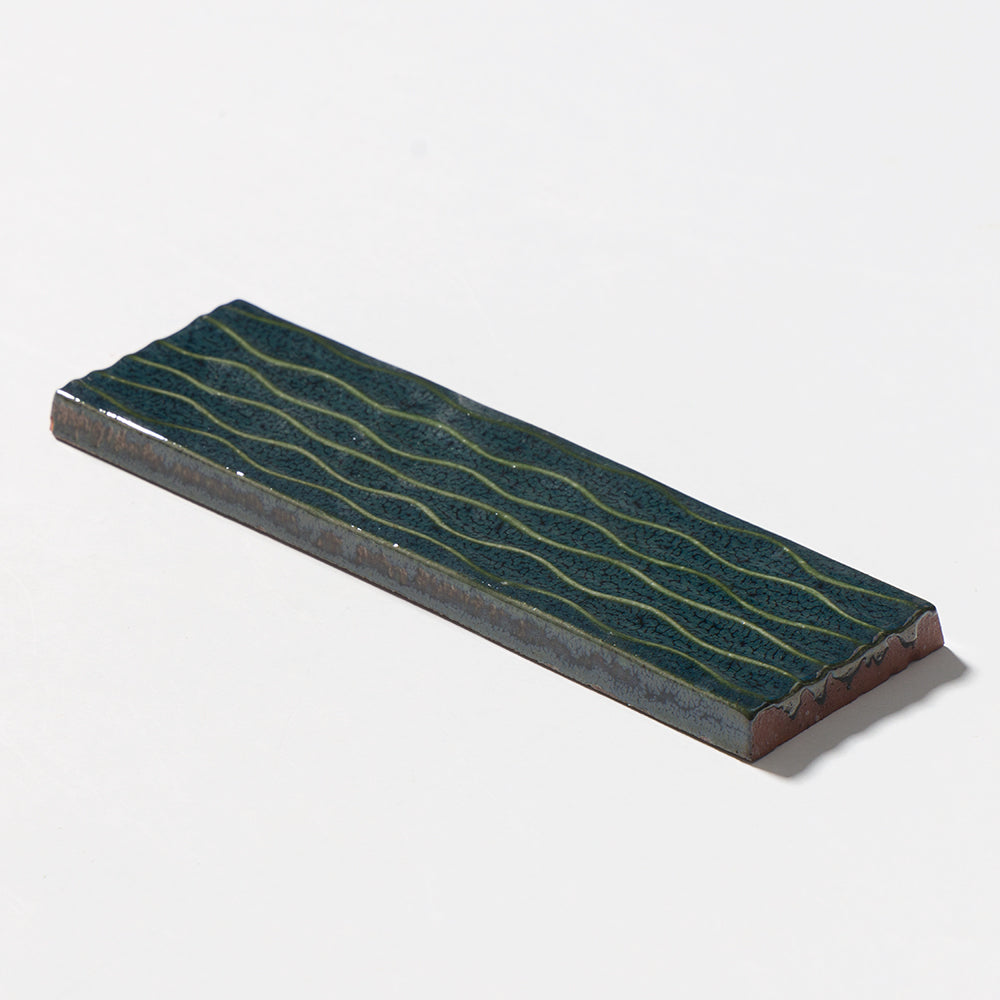 Juniper Glossy Rivulet Thin Brick Accent Tiles 2 1/4Γ7 7/8 (TL80801)