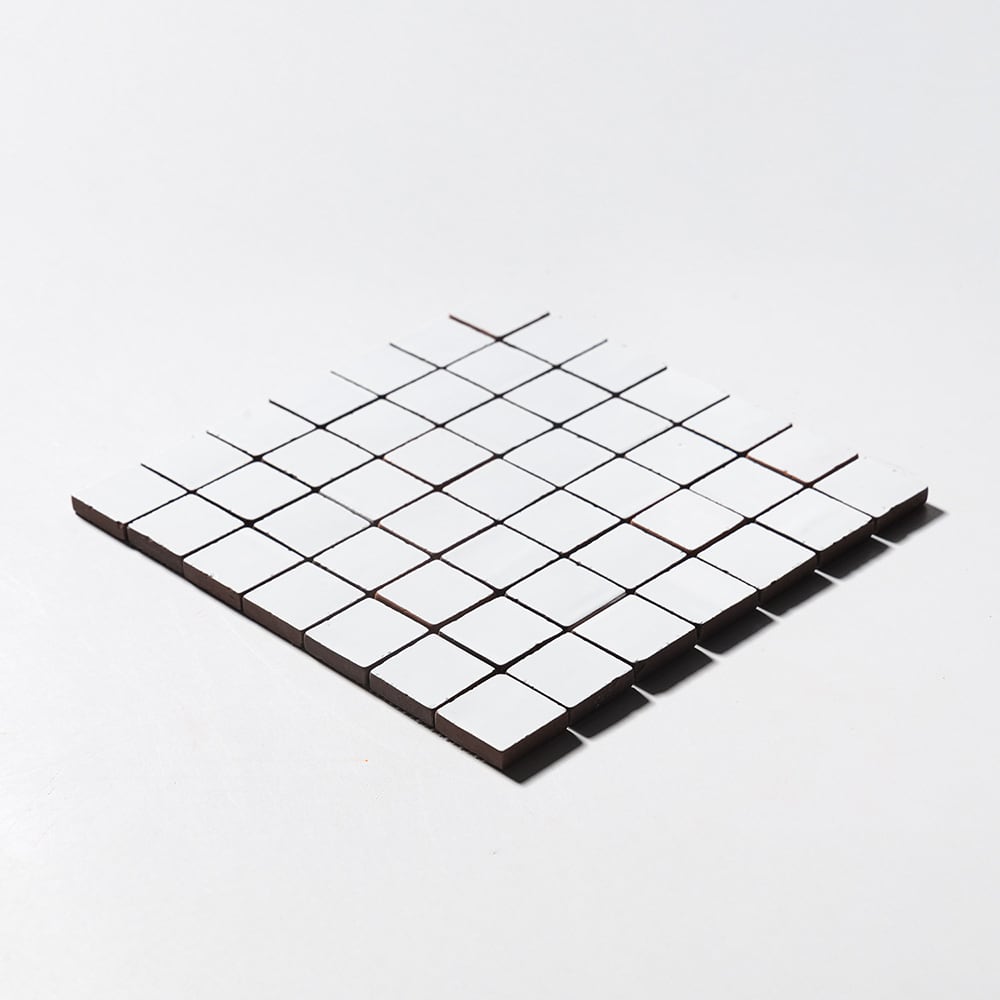 Royal White Tumbled 2Γ2 Terracotta Mosaics 12Γ12 (MS80023)