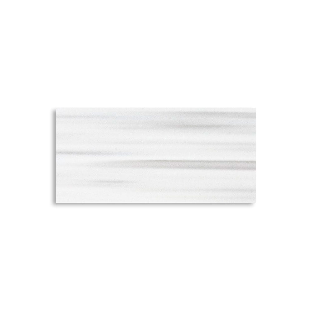 Frost White Polished Marble Tiles 2 3/4×5 1/2