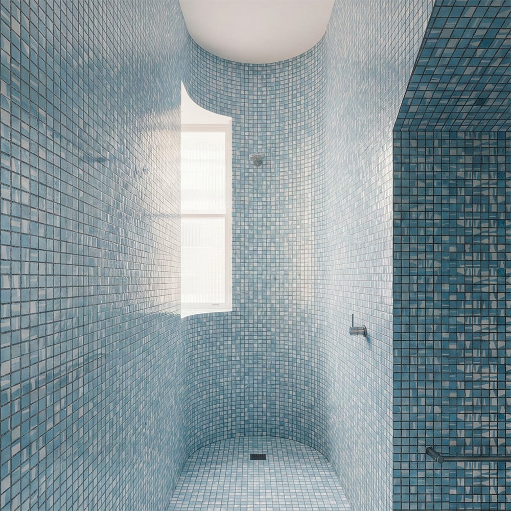 Gidget Blend Glossy 1×1 Ceramic Mosaics 12×12 (MS02180)