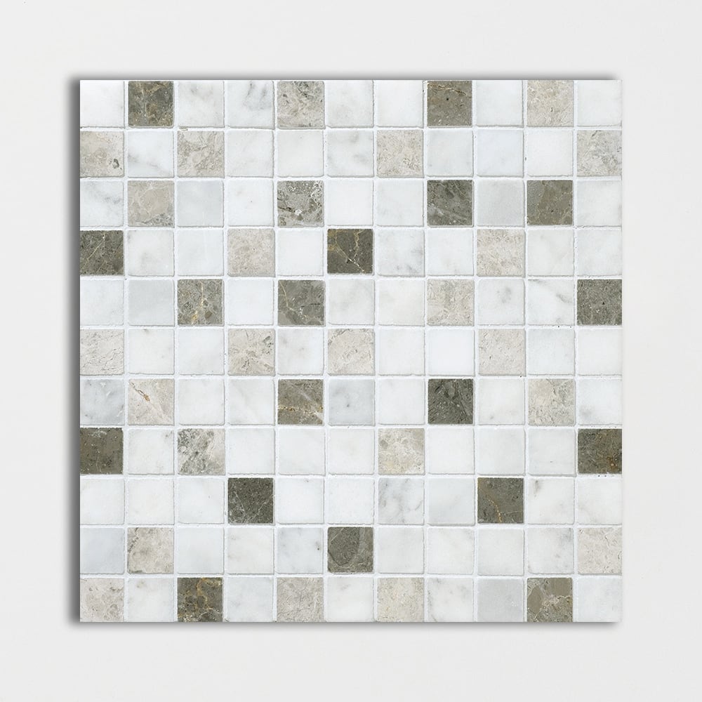 Massa Honed 1×1 Marble Mosaic 12×12 Image