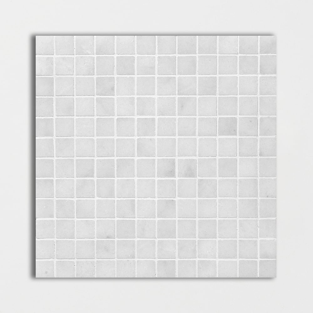 Glacier Honed 1×1 Marble Mosaic 12×12 Image